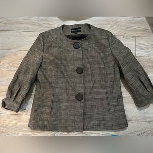 NWOT Dress jacket with subtle sparkle detail. Size 4